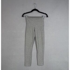 TnAction Leggings Womens XS Gray Cropped Yoga Gym Pants Athletic Stretch